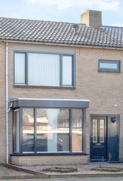 Voorbeeld van een rijwoning
