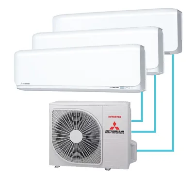 Triple-split airco voorbeeld